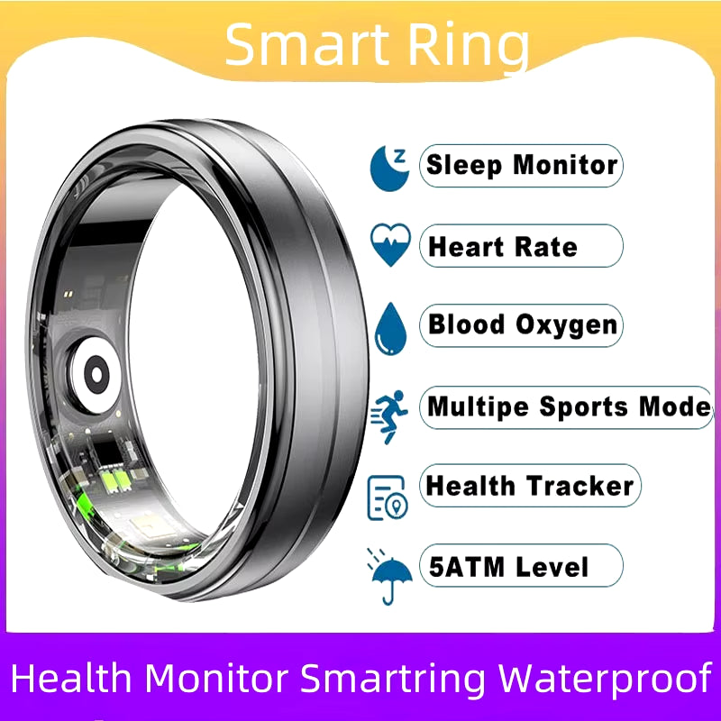R06 Waterproof Smart Ring - Health Monitor & Fitness Tracker