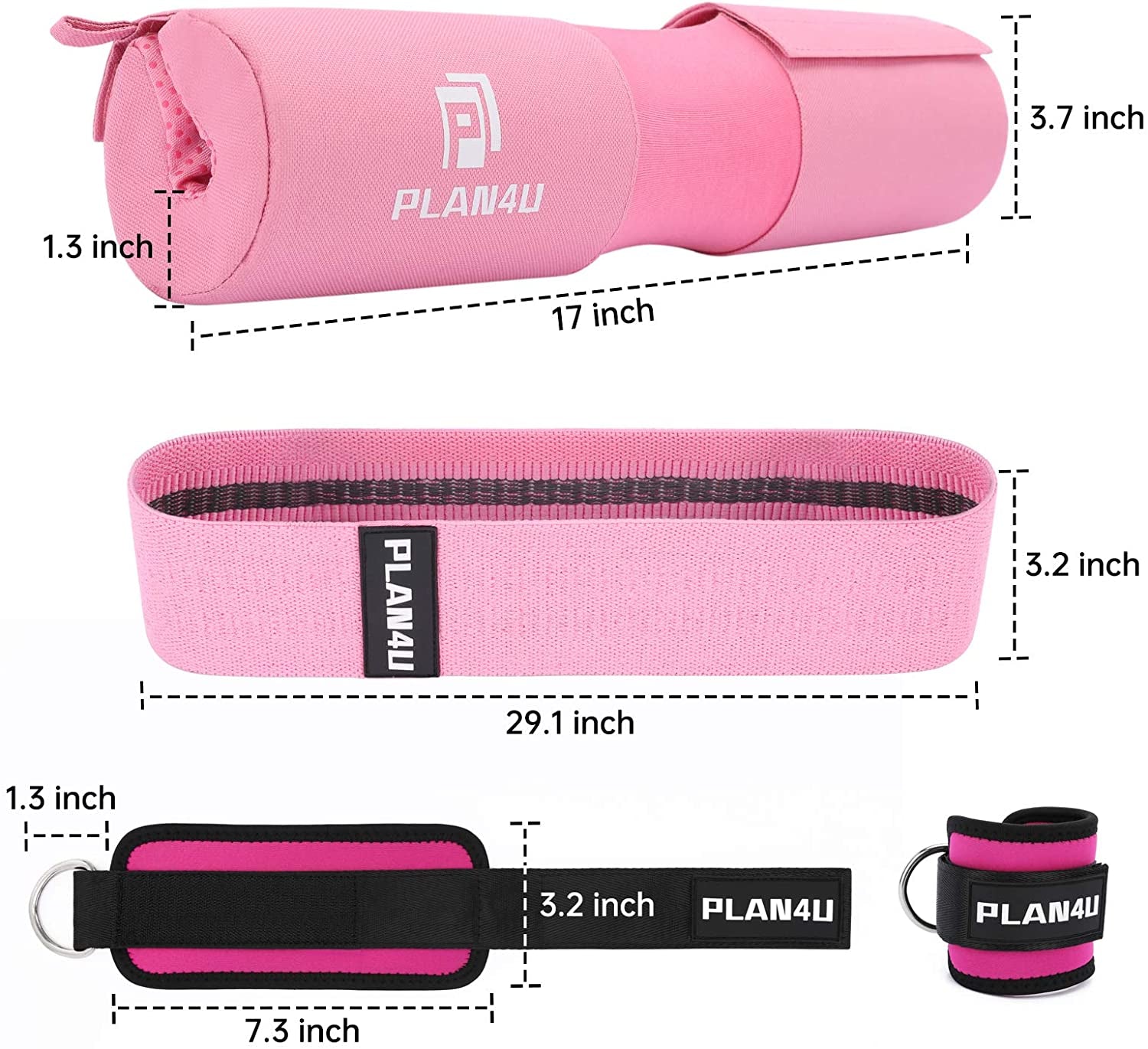 Barbell Pad Set for Squats & Hip Thrusts and More