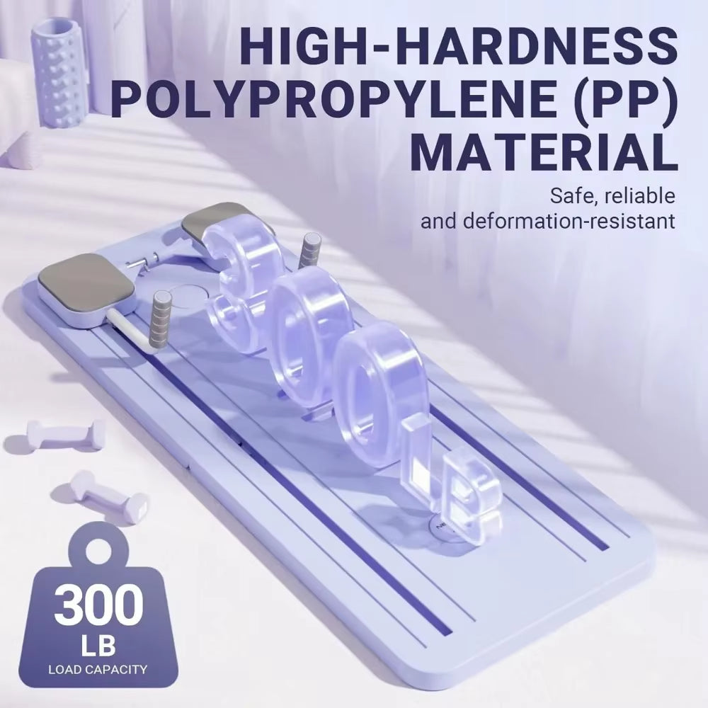 Multi-Purpose Foldable Pilates Reformer Board for Home