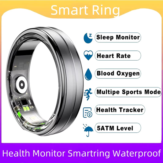 R06 Waterproof Smart Ring - Health Monitor & Fitness Tracker