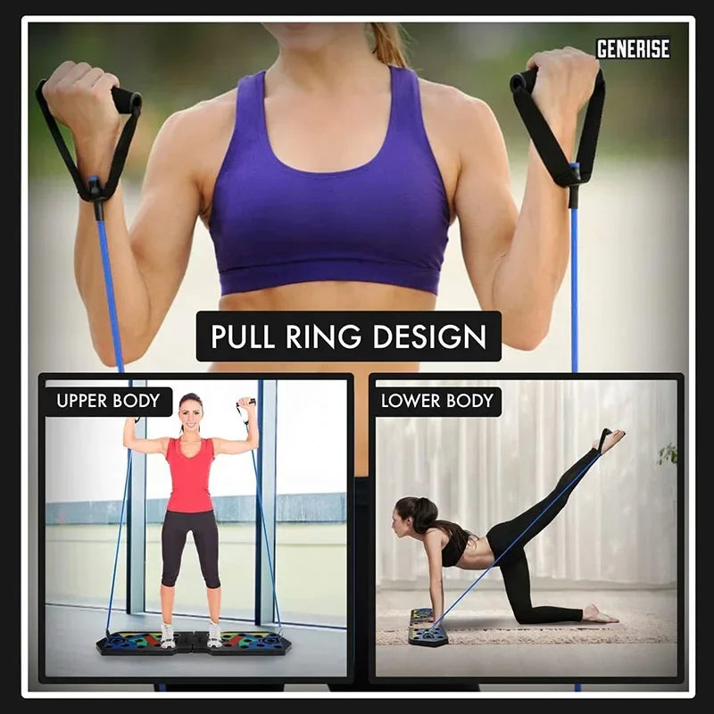 21-in-1 Portable Folding Push-Up Board