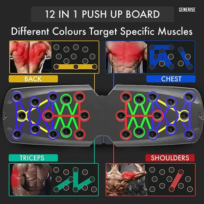 21-in-1 Portable Folding Push-Up Board