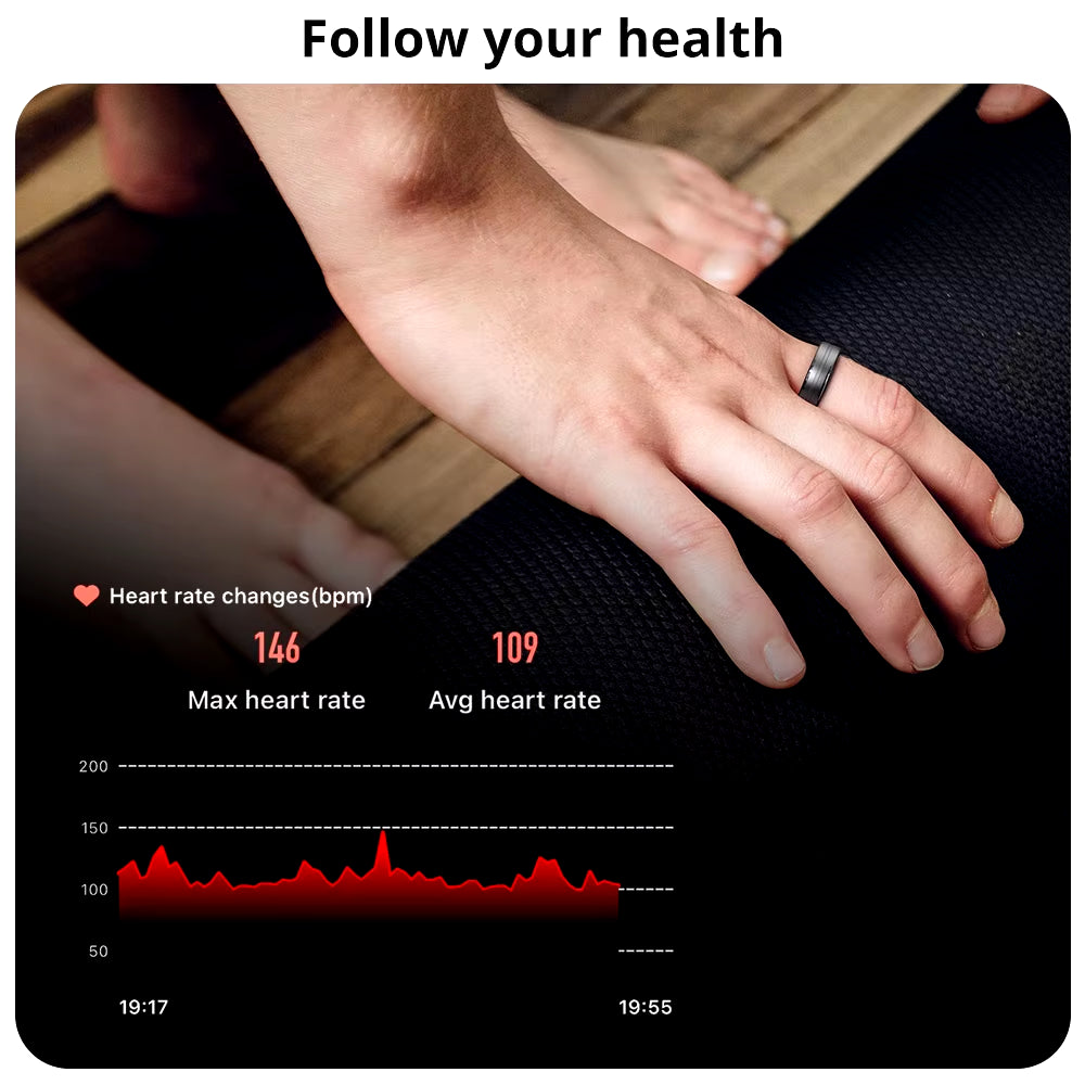 R06 Waterproof Smart Ring - Health Monitor & Fitness Tracker