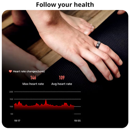 R06 Waterproof Smart Ring - Health Monitor & Fitness Tracker