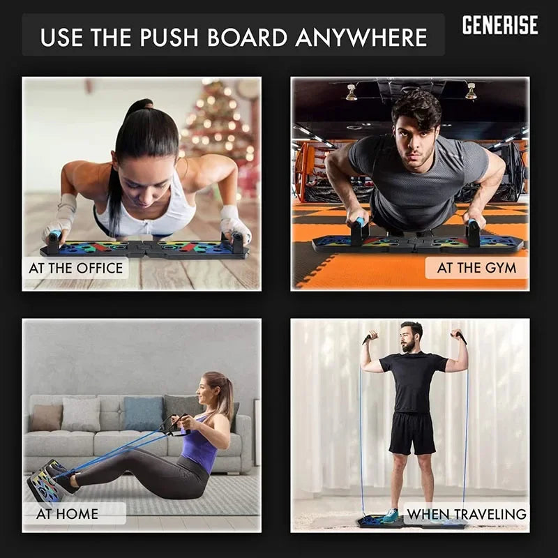 21-in-1 Portable Folding Push-Up Board