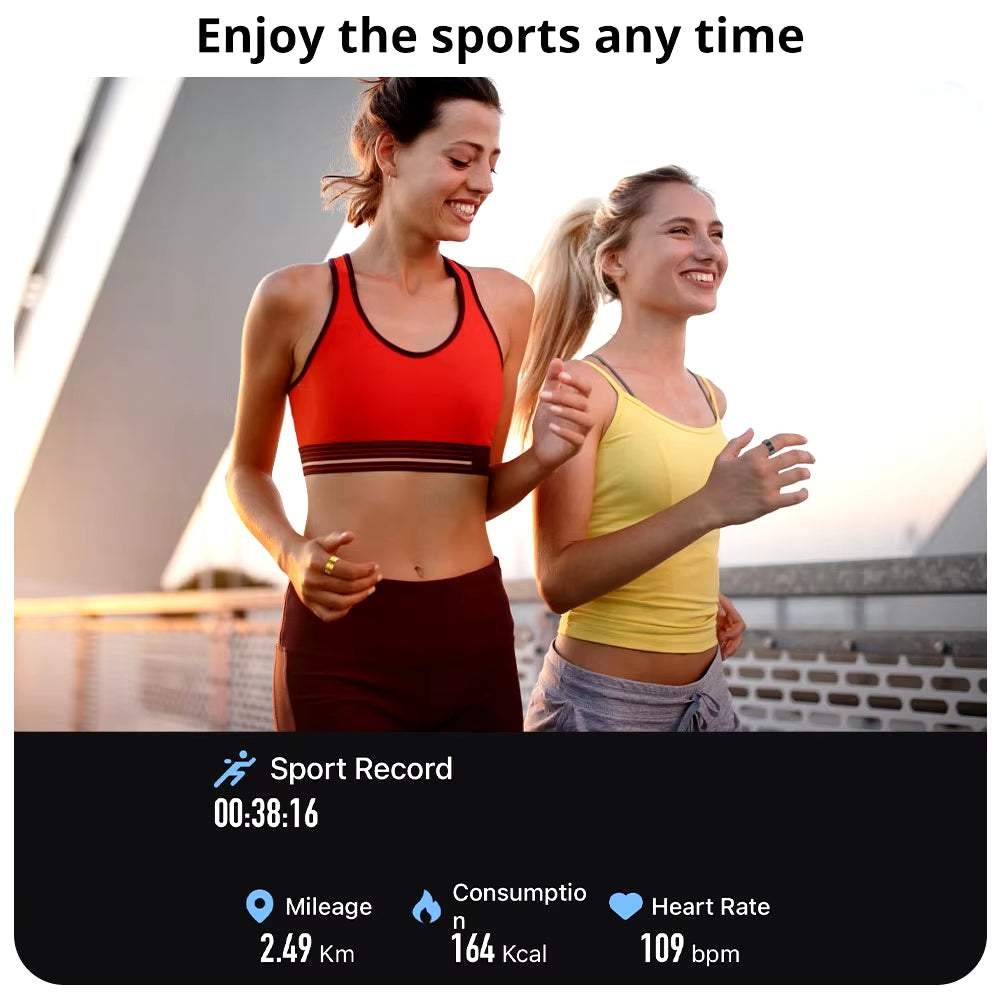 R06 Waterproof Smart Ring - Health Monitor & Fitness Tracker