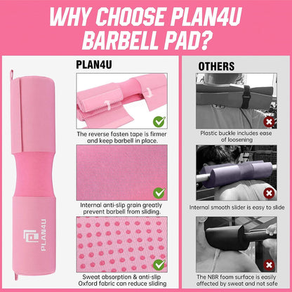 Barbell Pad Set for Squats & Hip Thrusts and More