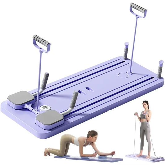 Multi-Purpose Foldable Pilates Reformer Board for Home