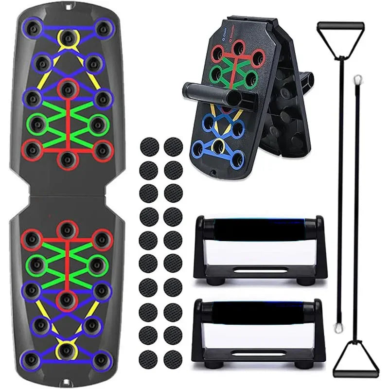 21-in-1 Portable Folding Push-Up Board