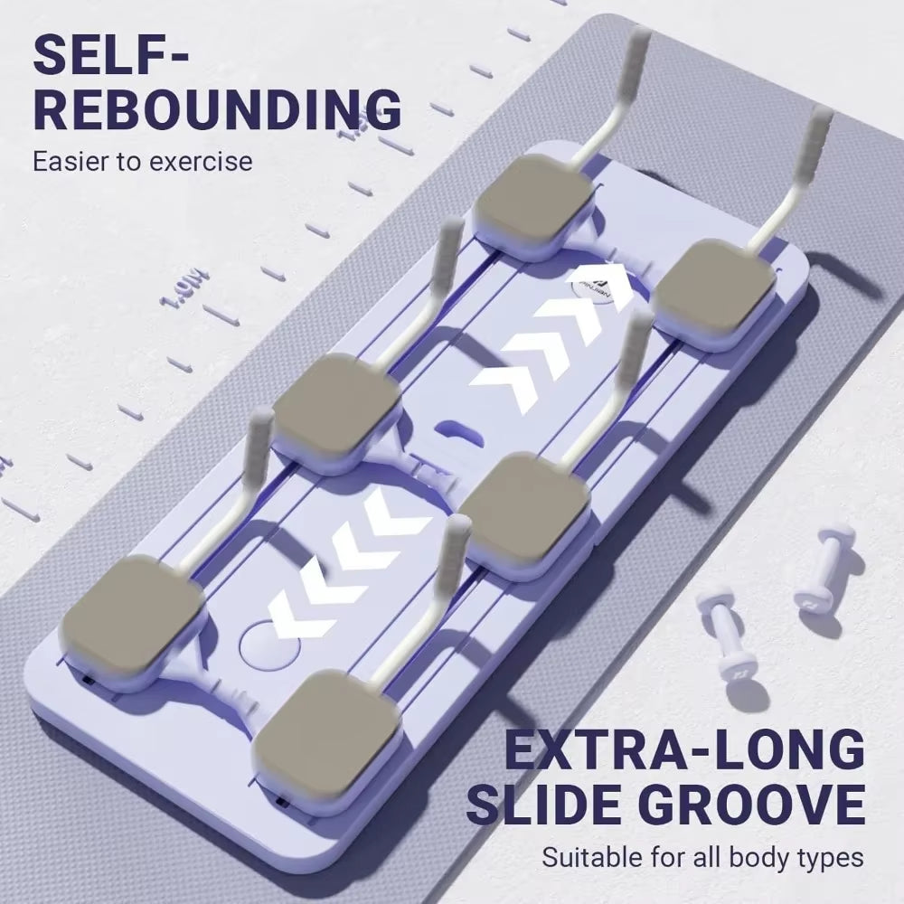 Multi-Purpose Foldable Pilates Reformer Board for Home